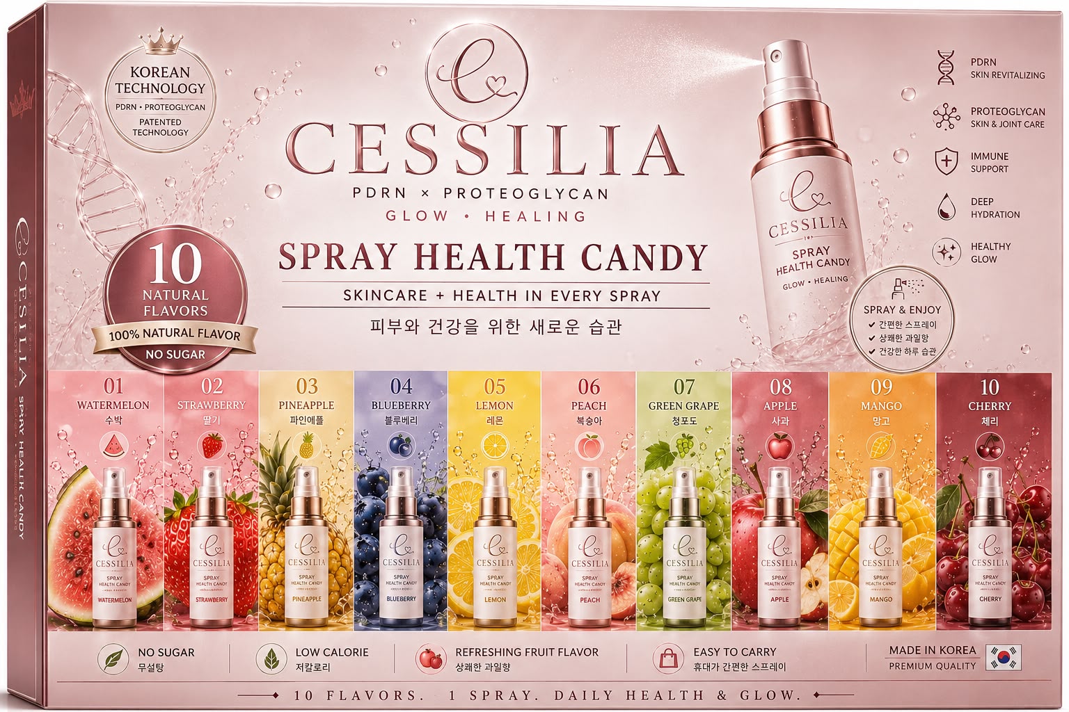 CESSILIA Spray Health Candy