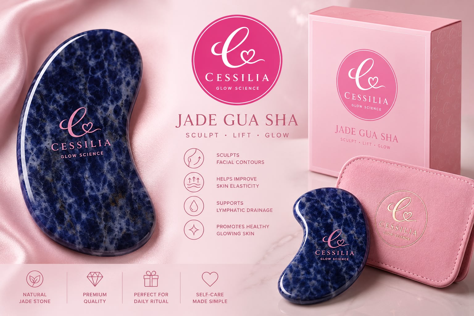 CESSILIA Jade Gua Sha
